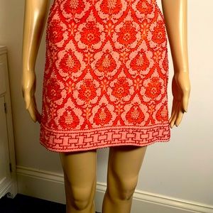 Beautiful beaded silk & linen skirt Valentines!!